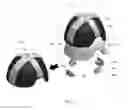 Fig. 09 - PLASTIC HELMET MOUNTING ASSEMBLY