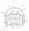 Fig. 01 - Pressure attenuating helmet