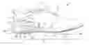 Fig. 01 - Shoe having an air pump device with a spring element clasping a bellows