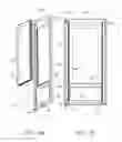 Fig. 13 - Refrigerator with glass door