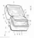 Fig. 35 - Insulated container assembly with thermal storage accommodation