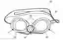 Fig. 01 - Goggles for receiving at least one radiation protection material