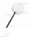 Fig. 02 - Alternative use for hydrogel intrasaccular occlusion device with an umbrella member for structural support