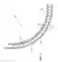 Fig. 10 - Osteotome with a distal portion for simultaneous advancement and articulation