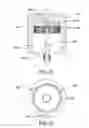Fig. 22 - System for processing bone stock including a bone cleaning head, a bone milling head and base that powers both the cleaning head and the milling head