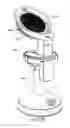 Fig. 33 - System for processing bone stock including a bone cleaning head, a bone milling head and base that powers both the cleaning head and the milling head