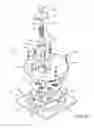 Fig. 43 - System for processing bone stock including a bone cleaning head, a bone milling head and base that powers both the cleaning head and the milling head