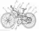 Fig. 01 - Gasoline engine boosting system and bicycle using the same