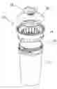 Fig. 01 - Non-spill drinking container lid device