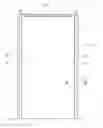 Fig. 01 - Landing jamb for elevator