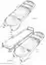 Fig. 05 - Portable, inflatable mattress with tent attachment