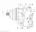 Fig. 01 - Hydrostatic axial piston motor of bent-axis construction