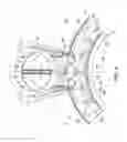 Fig. 09 - Gas turbomachine diffuser assembly with radial flow splitters