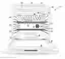 Fig. 01 - Electric oven with a closed-door broiling operation