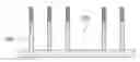 Fig. 01 - Fin patterns with varying spacing without fin cut