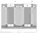 Fig. 01 - Multi-gate vertical field effect transistor with channel strips laterally confined by gate dielectric layers, and method of making thereof