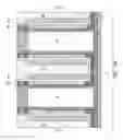 Fig. 33 - Multi-gate vertical field effect transistor with channel strips laterally confined by gate dielectric layers, and method of making thereof