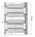 Fig. 65 - Multi-gate vertical field effect transistor with channel strips laterally confined by gate dielectric layers, and method of making thereof