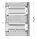 Fig. 83 - Multi-gate vertical field effect transistor with channel strips laterally confined by gate dielectric layers, and method of making thereof