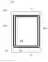 Fig. 01 - Antenna window and antenna pattern for electronic devices and methods of manufacturing the same