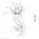 Fig. 04 - Electrical connector having a metal member injection molded in a base and side walls of an insulating body