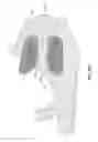 Fig. 37 - Composite upper for shoe with selectively disposed bonding agent