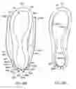Fig. 45 - Composite upper for shoe with selectively disposed bonding agent