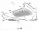 Fig. 46 - Composite upper for shoe with selectively disposed bonding agent