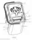 Fig. 35 - Mop bucket for cleaning and squeezing a flat mop