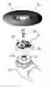 Fig. 01 - Hand grinder and method of coupling grinding disc of hand grinder