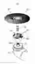 Fig. 02 - Hand grinder and method of coupling grinding disc of hand grinder