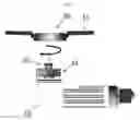 Fig. 03 - Hand grinder and method of coupling grinding disc of hand grinder