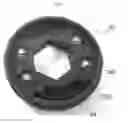 Fig. 08 - Hand grinder and method of coupling grinding disc of hand grinder
