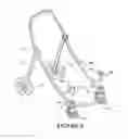 Fig. 11 - Removable seat attachment for a stroller