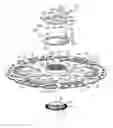 Fig. 01 - Bicycle magnetism generation device and disc brake adapter