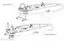 Fig. 01 - Motor boat with retractable foils