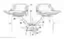 Fig. 01 - Double seat pedestal