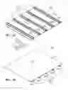 Fig. 04 - Method for transporting mattresses and shipping container holding an assembly of stacked bedding products