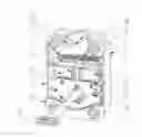 Fig. 01 - Dual power electronic mechanical lock