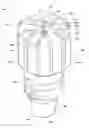 Fig. 01 - Impregnated drill bit including a planar blade profile along drill bit face