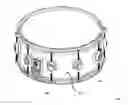 Fig. 01 - Drum with self-aligning snare