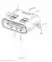Fig. 02 - Electrical connector having two rows of contacts each consisting of one ground contact and one power contact