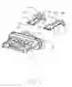 Fig. 06 - Electrical connector having two rows of contacts each consisting of one ground contact and one power contact