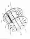 Fig. 08 - Electric machine with direct winding heat exchanger