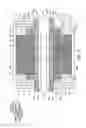 Fig. 12 - Cooling structure for dynamo-electric machine