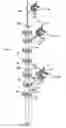 Fig. 01 - Multi-positional, locking artificial tree trunk