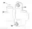 Fig. 01 - Surgical draping holster system