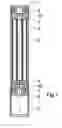 Fig. 02 - Filter device comprising filter candle for fastening and sealing filter fabrics and membrane tubes on a filter candle