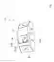 Fig. 02 - Wind deflector having a fastening system for an unfoldable deflector element