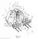 Fig. 02 - Space optimized cabin arrangement for a vehicle as well as a passenger cabin having a plurality of seats and such a cabin arrangement
